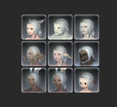 The whole face is custom iirc. . Ffxiv 651 hairstyle